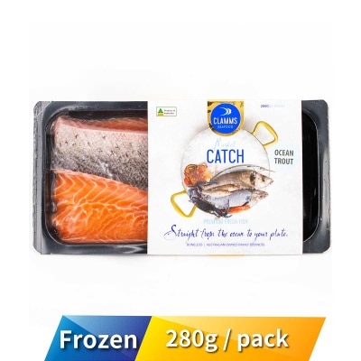 CLAMMS SEAFOOD Fz Aus Ocean Trout Portions Skin-on