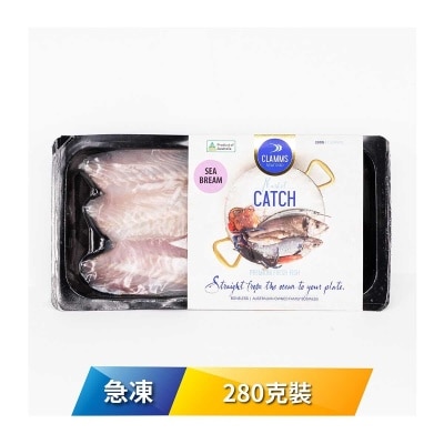 CLAMMS SEAFOOD Frozen Aus  Sea Bream Fillets Skin-off 280g[australia](frozen -18°c)(*supplier Direct. Buy Over $550, Free Delivery) 