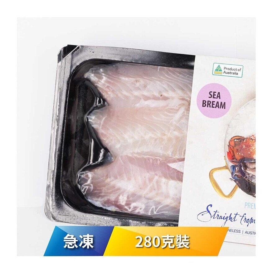 CLAMMS SEAFOOD Frozen Aus  Sea Bream Fillets Skin-off 280g[australia](frozen -18°c)(*supplier Direct. Buy Over $550, Free Delivery) 