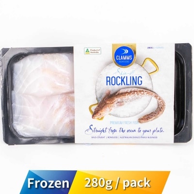 CLAMMS SEAFOOD Fz Aus  Rockling Portion Skin-off