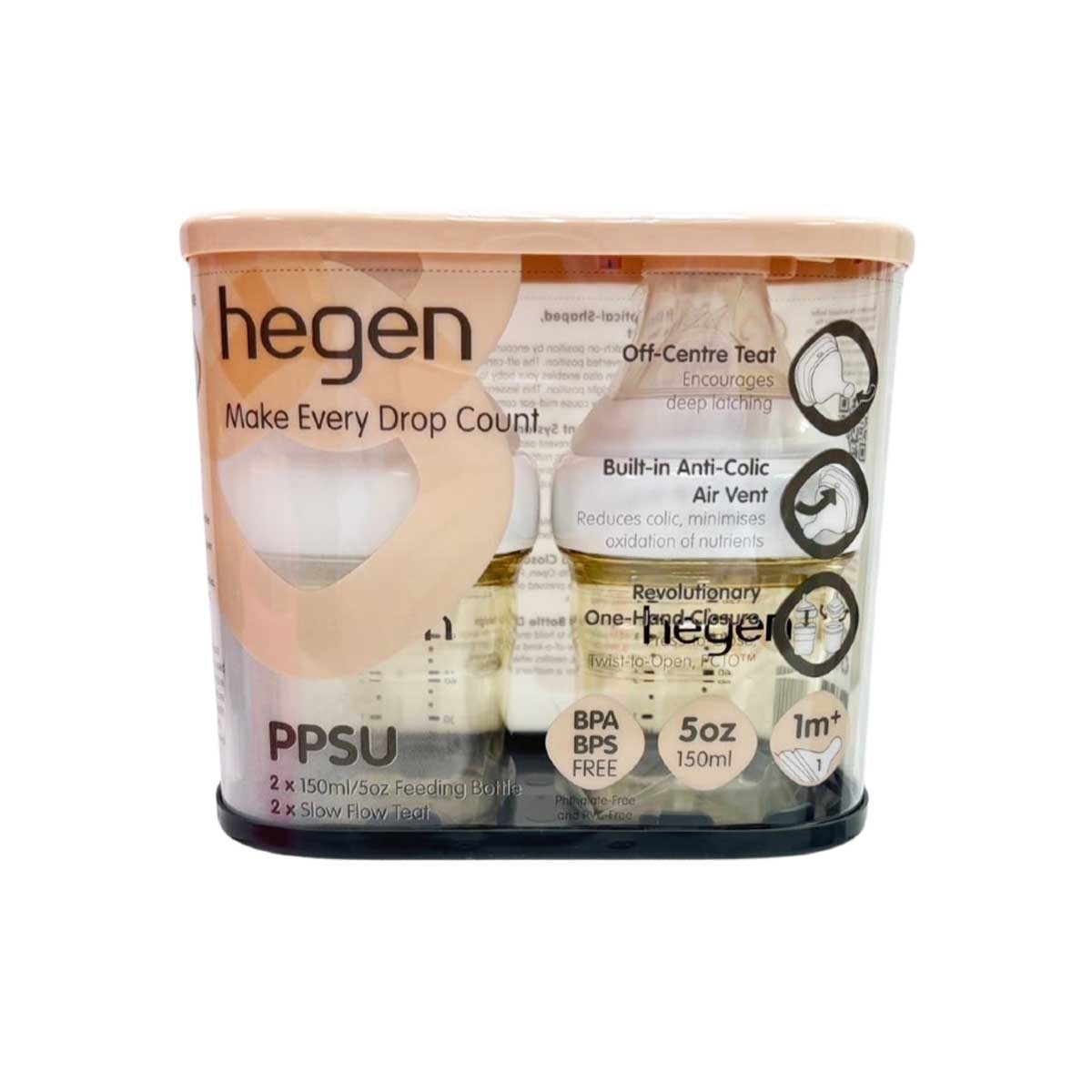 HEGEN Hegen Feeding Bottle Ppsu (2-pack) White