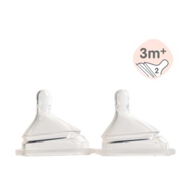 HEGEN - Hegen 防脹氣智慧奶嘴 (中速2個裝)