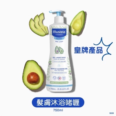 MUSTELA 髮膚沐浴啫喱  750 毫升