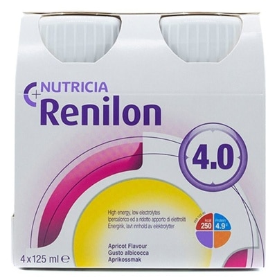 NUTRICIA RENILON - Renilon 4.0 Apricot 125ml X4