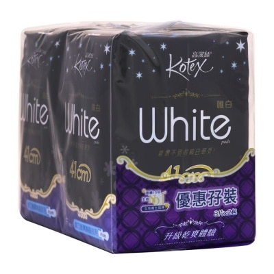 KOTEX Kotex White Slim Wing Xx-long 8's Tp
