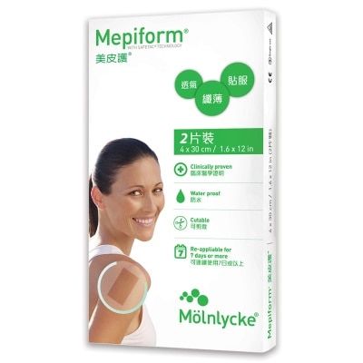 MEPIFORM Mepiform Scar Remover 4 X 30cm 2s