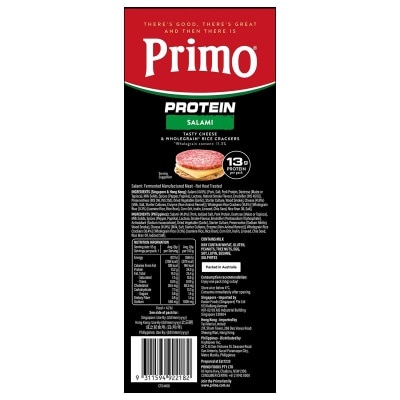 PRIMO Protein Stacker Salami [australia] (chilled 0 4°c) image