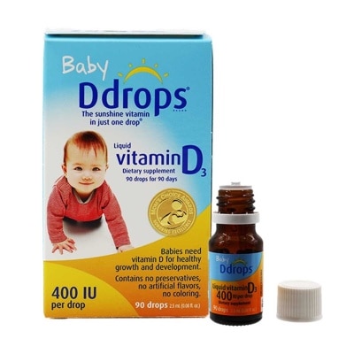 DDROPS Ddrops Baby Liquid Vitamin D3 2.5ml image