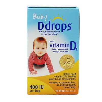 DDROPS Ddrops Baby Liquid Vitamin D3 2.5ml image