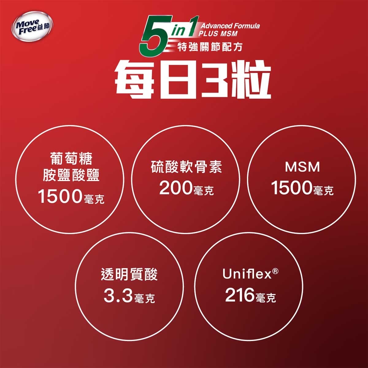 MOVEFREE Move Free 5in1 Advanced Formula Plus Msm
