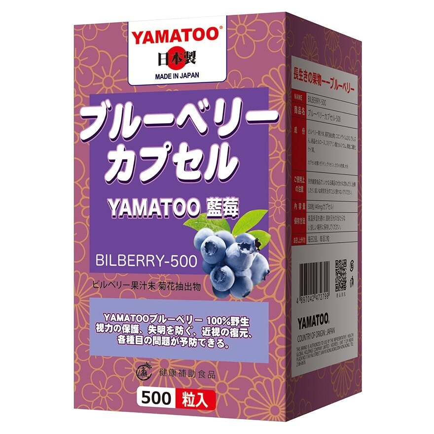 龍瀛 藍莓500 500粒