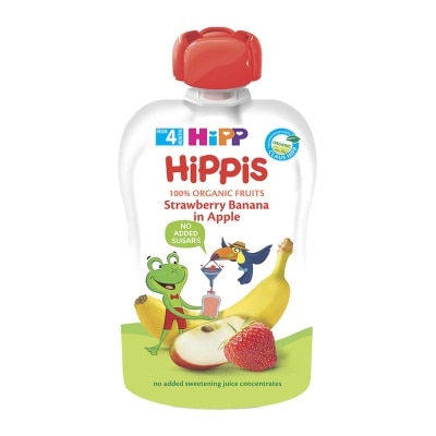 喜寶 HiPP 有機草莓香蕉蘋果唧唧裝 (100克) (新舊包裝隨機發送)