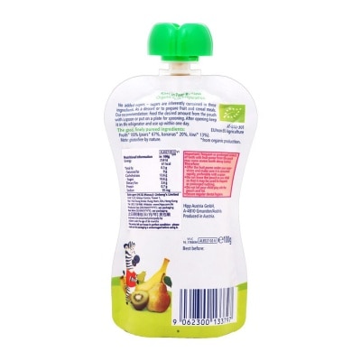 HIPP Hipp Organic Kiwi In Pear-banana 100g (Random Pick)
