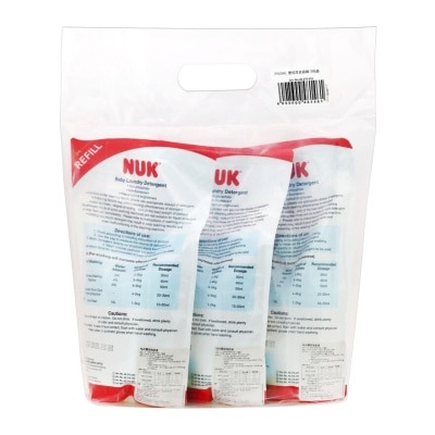 NUK 750ml Laundry Deterg Tri Pk