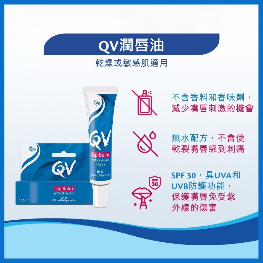 QV Qv Lip Balm 15g