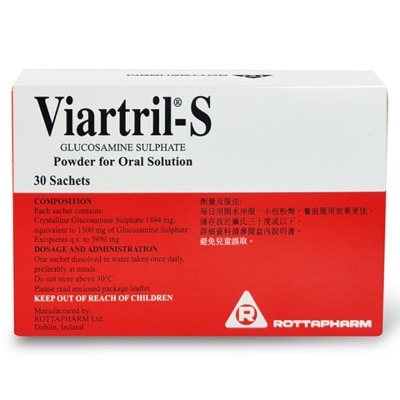 VIARTRIL-S Viartril-s 1500mg Glucosamine Sulphate (30 Sachets)