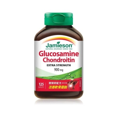 JAMIESON Glucosamine+chondroitin125s Glu 500mg Chondroitin 400mg