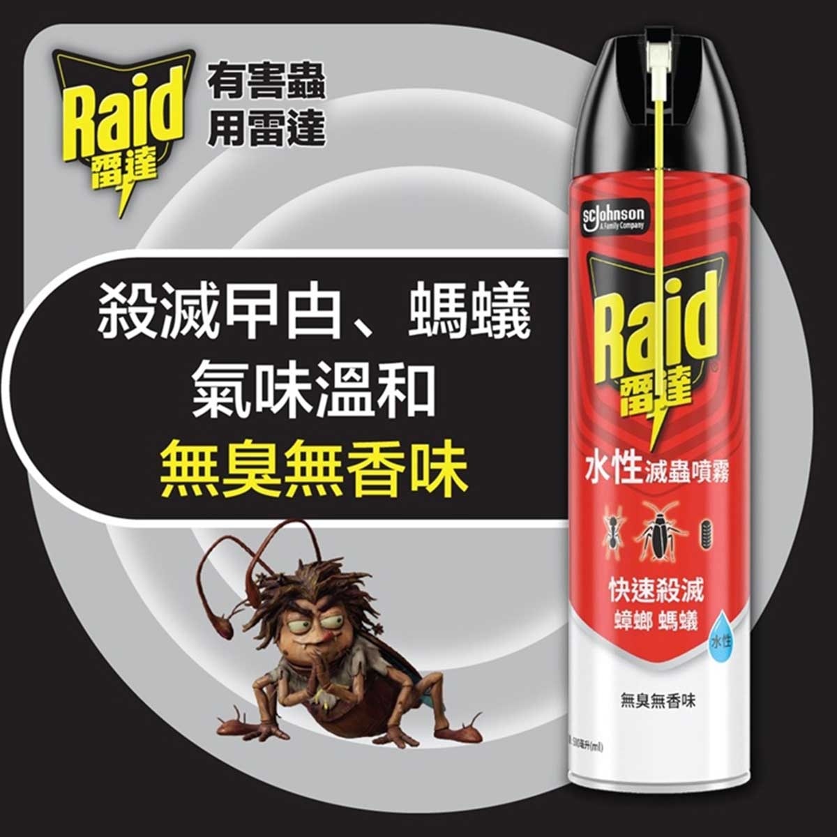 RAID Raid Fast Kill Roach & Ant Killer (unscent) (random Packaging)