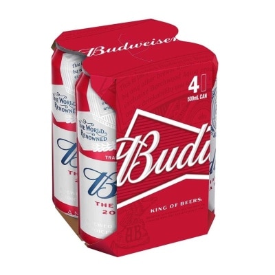 Budweiser Beer King Can 4's