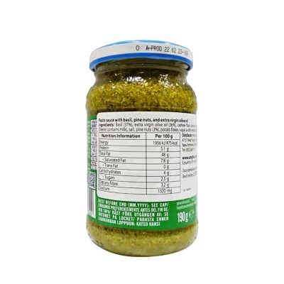 DE CECCO Pesto Alla Genovese Pasta Sauce