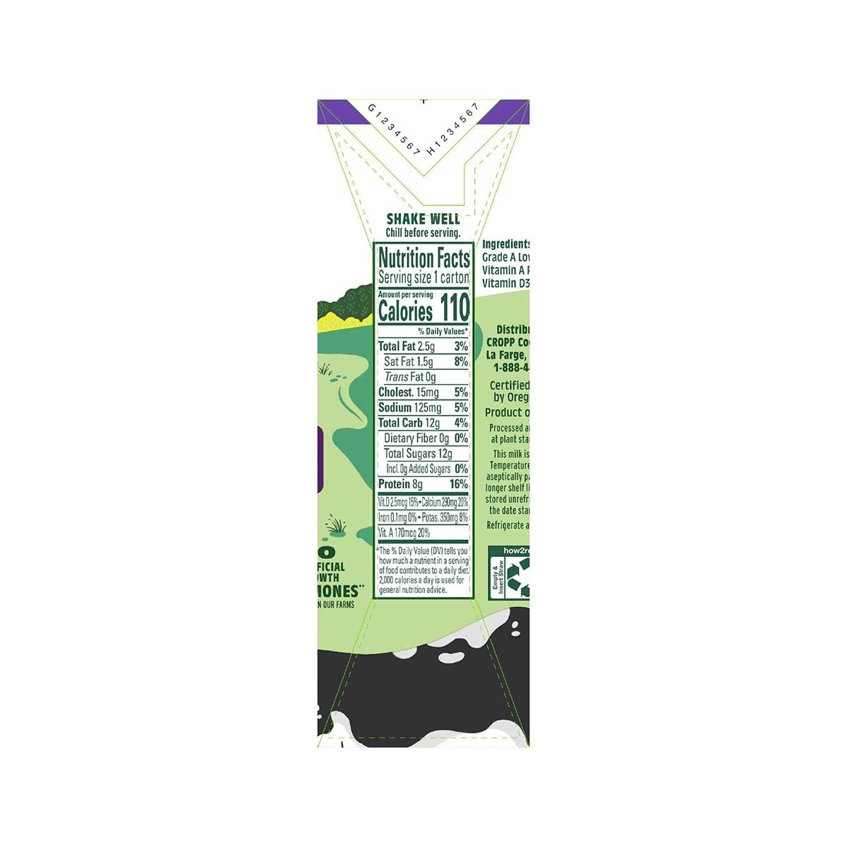 ORGANIC VALLEY Organic Lowfat Milk