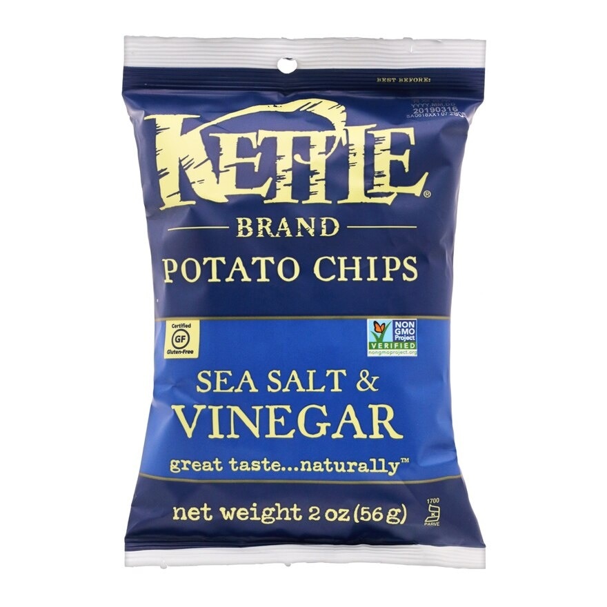 KETTLE CHIPS 美國天然手製薯片 - 海鹽香醋配方