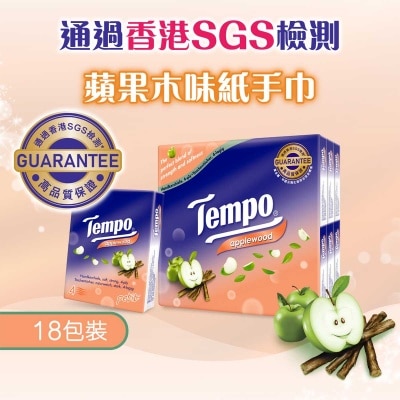 TEMPO得寶 迷你蘋果木香味紙手巾