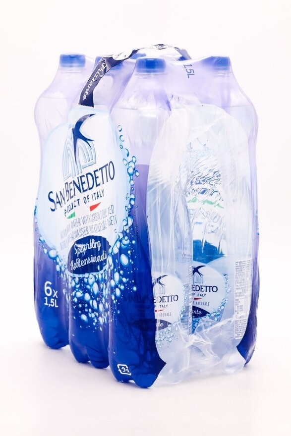 SAN BENEDETTO San Benedetto Natual Mineral Water 1.5l (sparkling) 6-bottle Pack