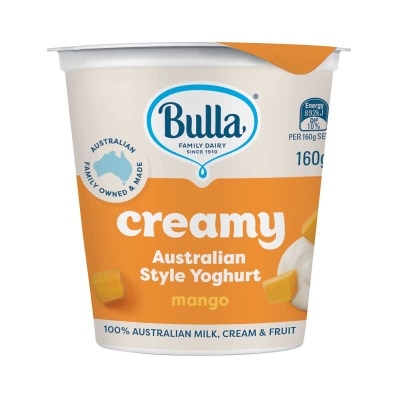 BULLA Creamy Aus Style Yoghurt - Mango