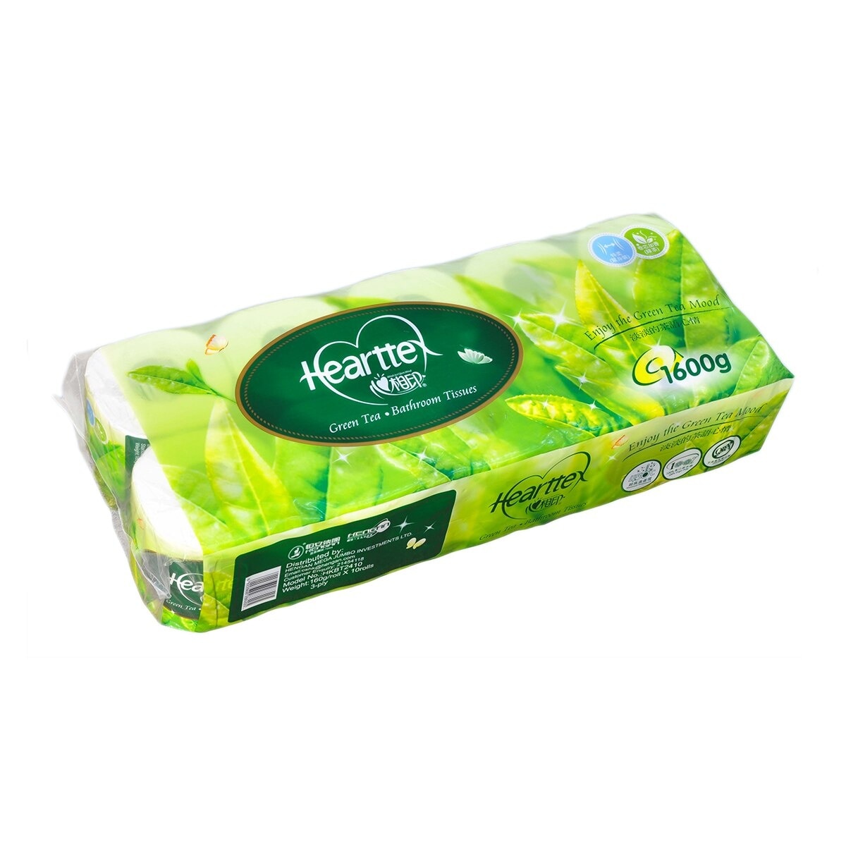 HEARTTEX Greentea Toilet Roll 3-ply