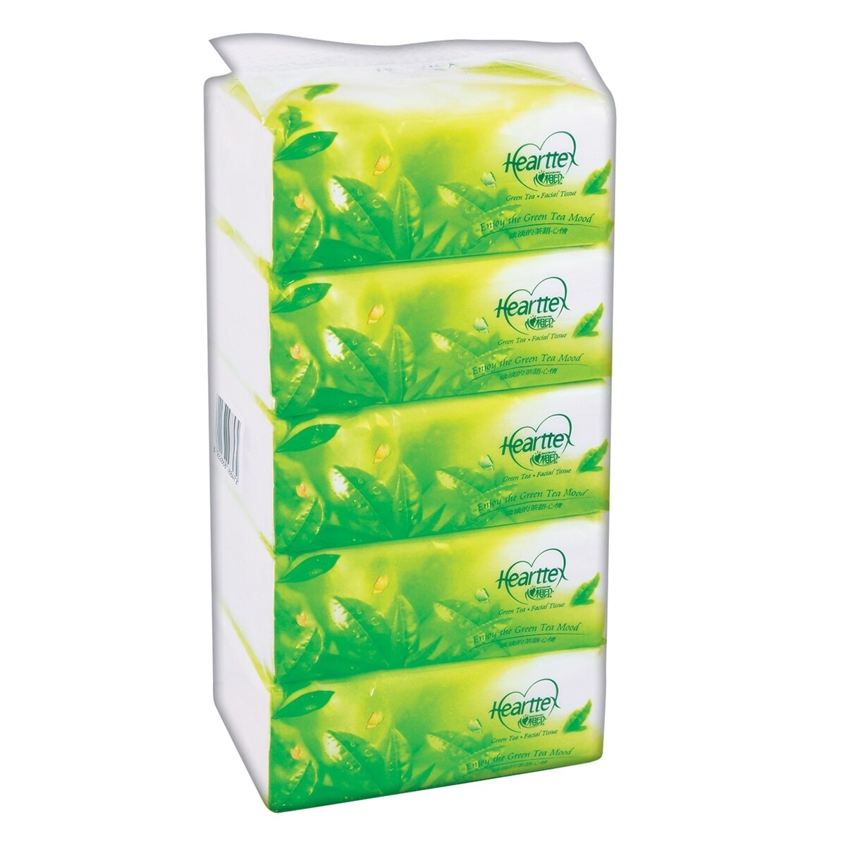 HEARTTEX Greentea Softpack Tissue 5in1