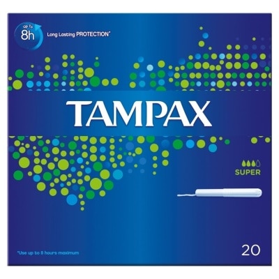 TAMPAX Tampons W/ Applicatr Super