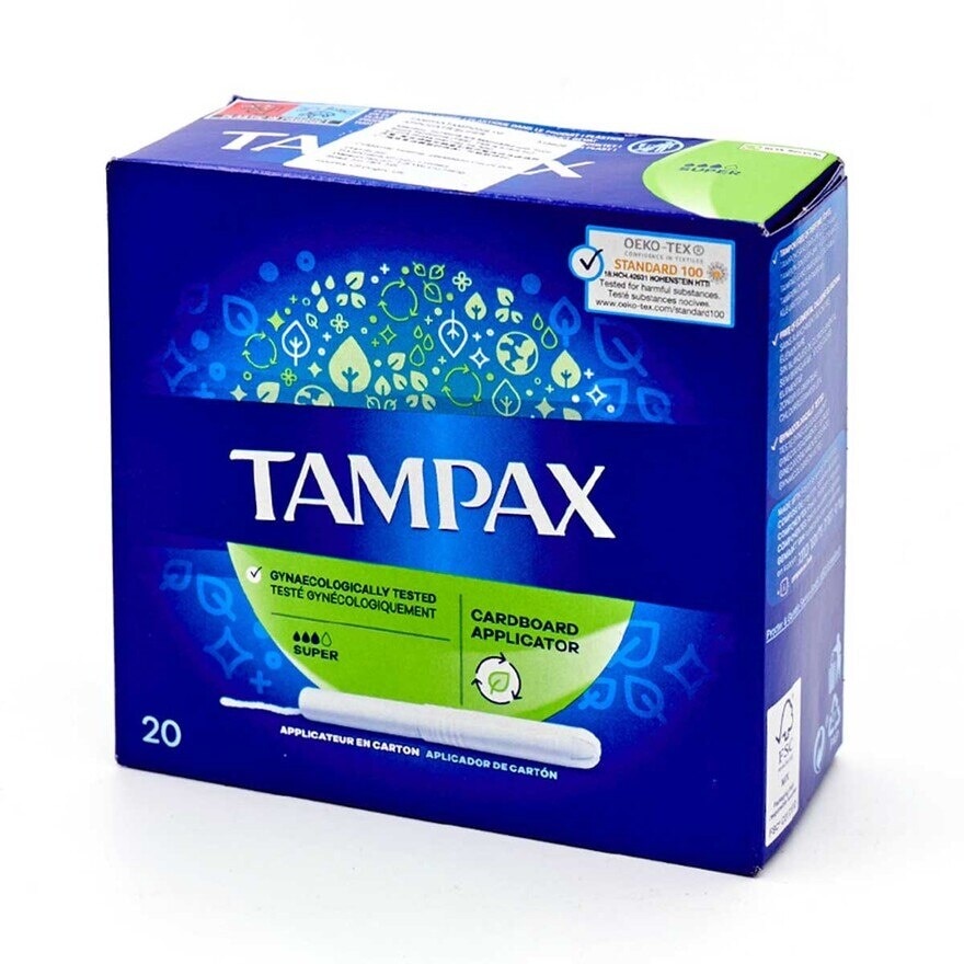 TAMPAX Tampons W/ Applicatr Super