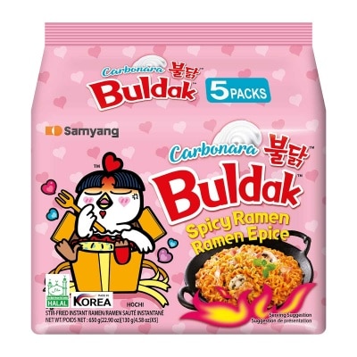 三養 - 火辣雞肉卡邦尼味拌麵 (新舊包裝隨機發送)