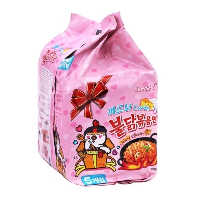 三養 火辣雞肉卡邦尼味拌麵 (新舊包裝隨機發送)
