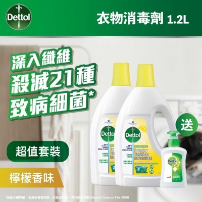 DETTOL Laundry Sanitizer Lemon Sp Pk