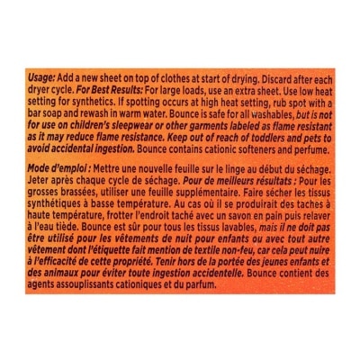 BOUNCE Dryer Sheet Outdoor Fresh ( U S Imported)