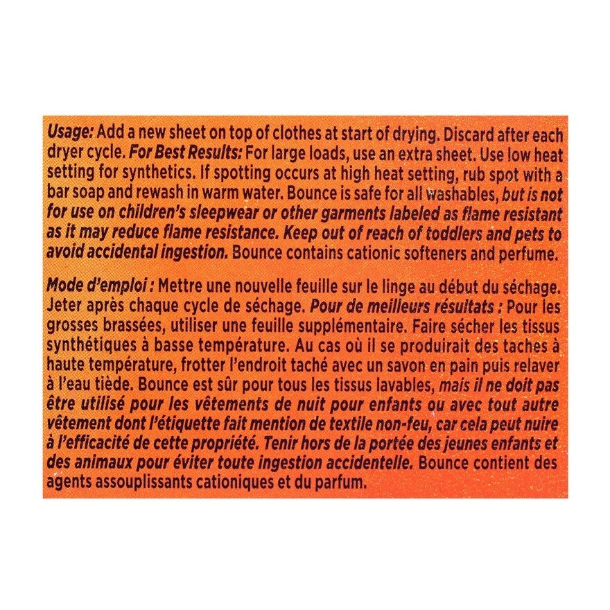 BOUNCE Dryer Sheet Outdoor Fresh ( U S Imported)