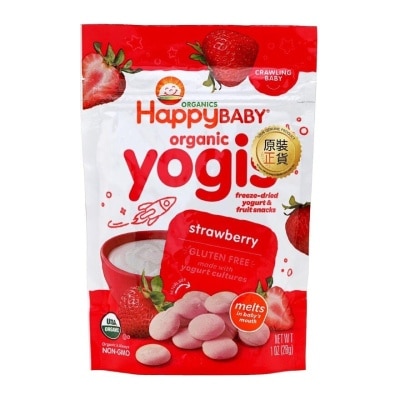 HAPPY MELTS Organic Yogurt Snack Strawberry