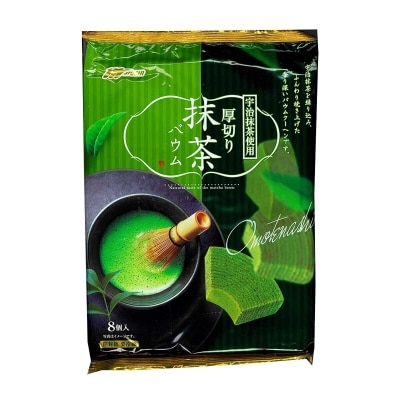 MARUKIN Thickly-cut Uji Matcha Baumkuchen