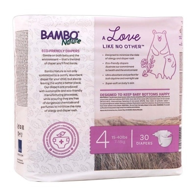 BAMBO NATURE Bambonat Rash Free Eco Diapers L