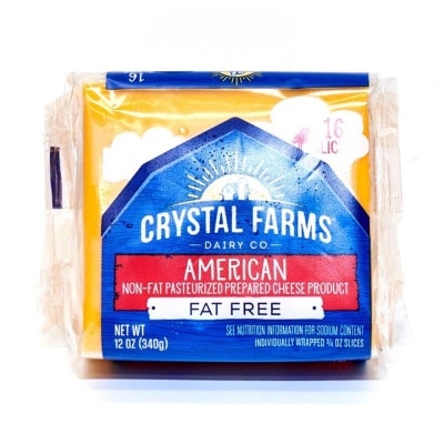 CRYSTAL FARMS Fat Free American Cheese