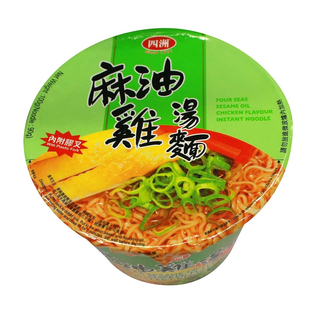 四洲 四洲麻油雞湯碗麵