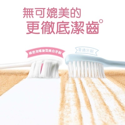 COLGATE Cushion Clean Spiral Cleaning Foam Gum Care Soft Toothbrush (random Color Delivery)