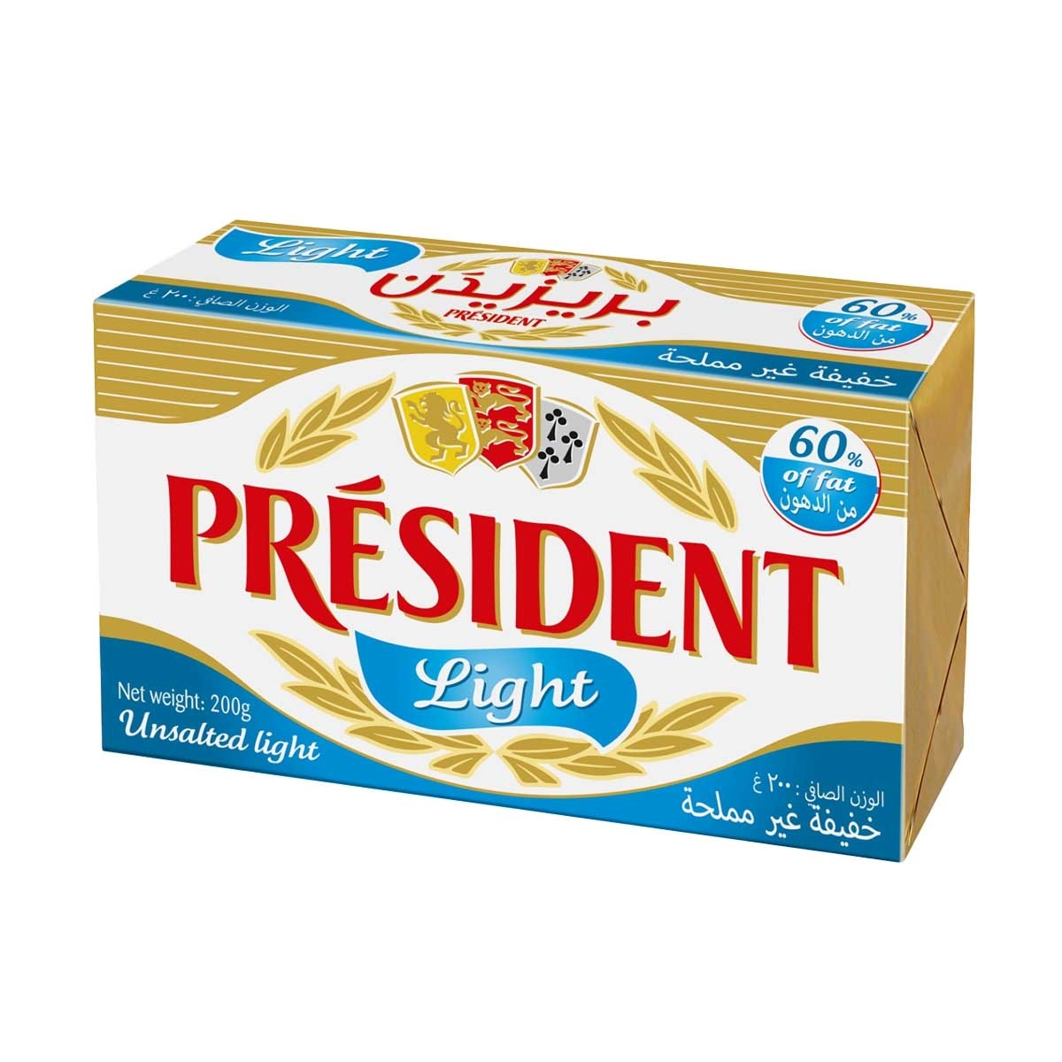 PRESIDENT Unsalted Light Butter [france](chilled 0-4°c)