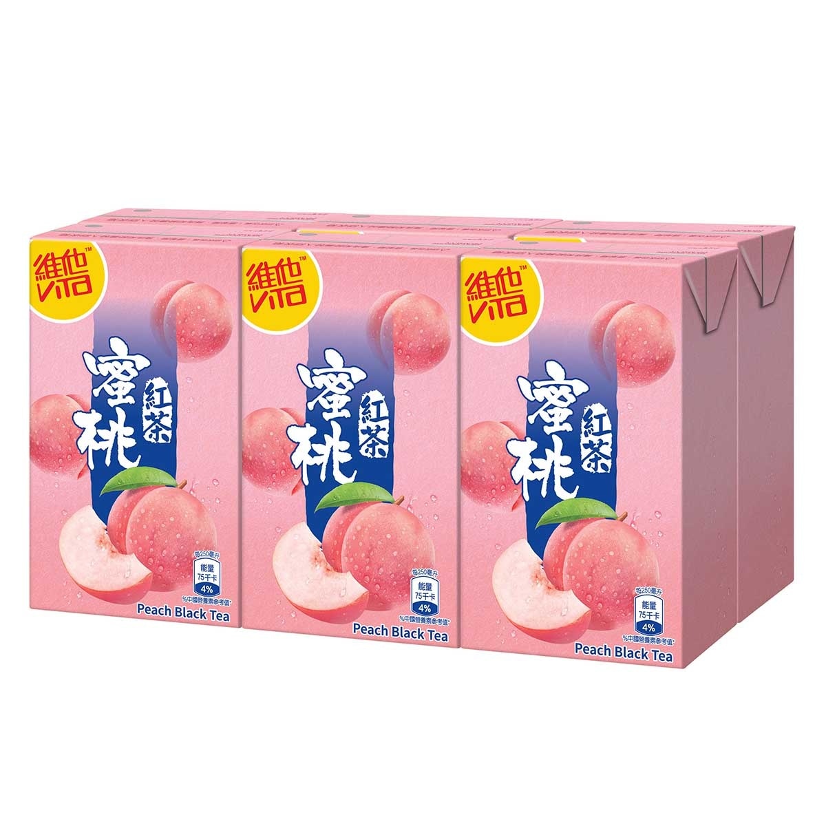 維他 原箱蜜桃紅茶飲品 image