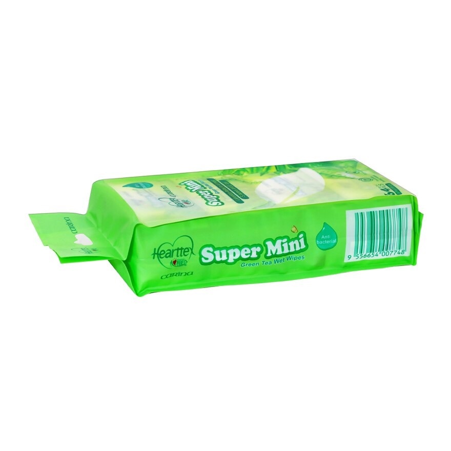 HEARTTEX Green Tea Super Mini Wet Tissue