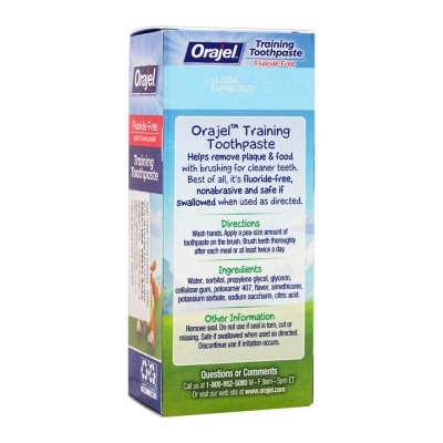 ORAJEL Toddler Fruit Toothpaste