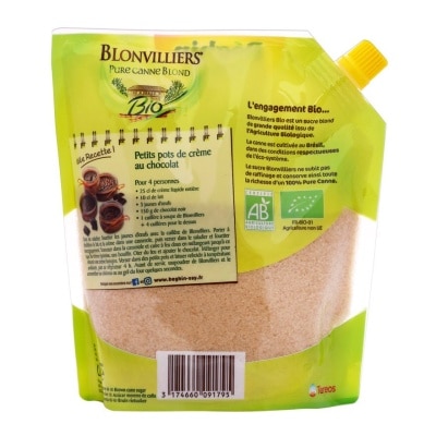 BLONVILLIERS "blonvilliers Bio" Organic Pure Cane Powder Sugar In Doypack