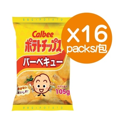 卡樂B 原箱燒烤味薯片 105gx16包